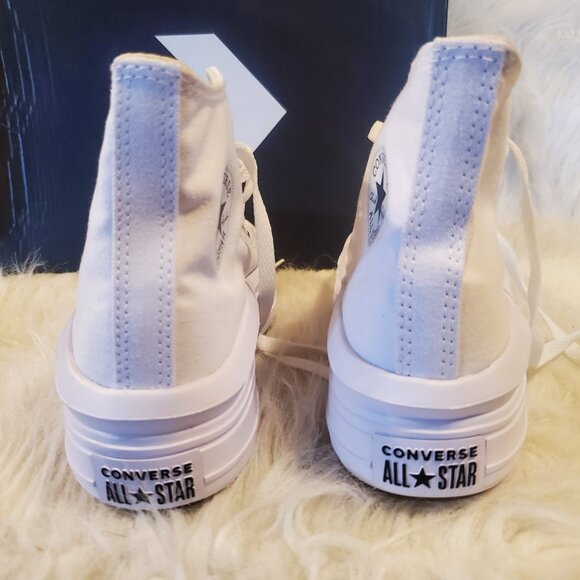 NEW Converse WMNS CTAS MOVE WHITE 568498C Platforms Sneakers - Picture 4 of 10
